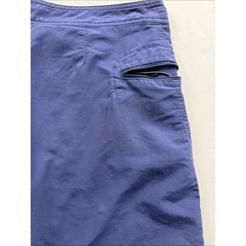 Patagonia Board Shorts Men's Blue Solid Swim Trunks